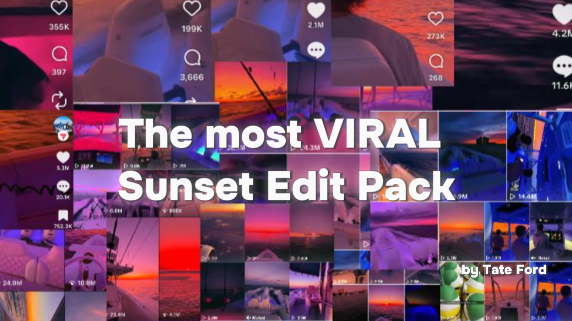 The Most Viral Sunset Edit Pack